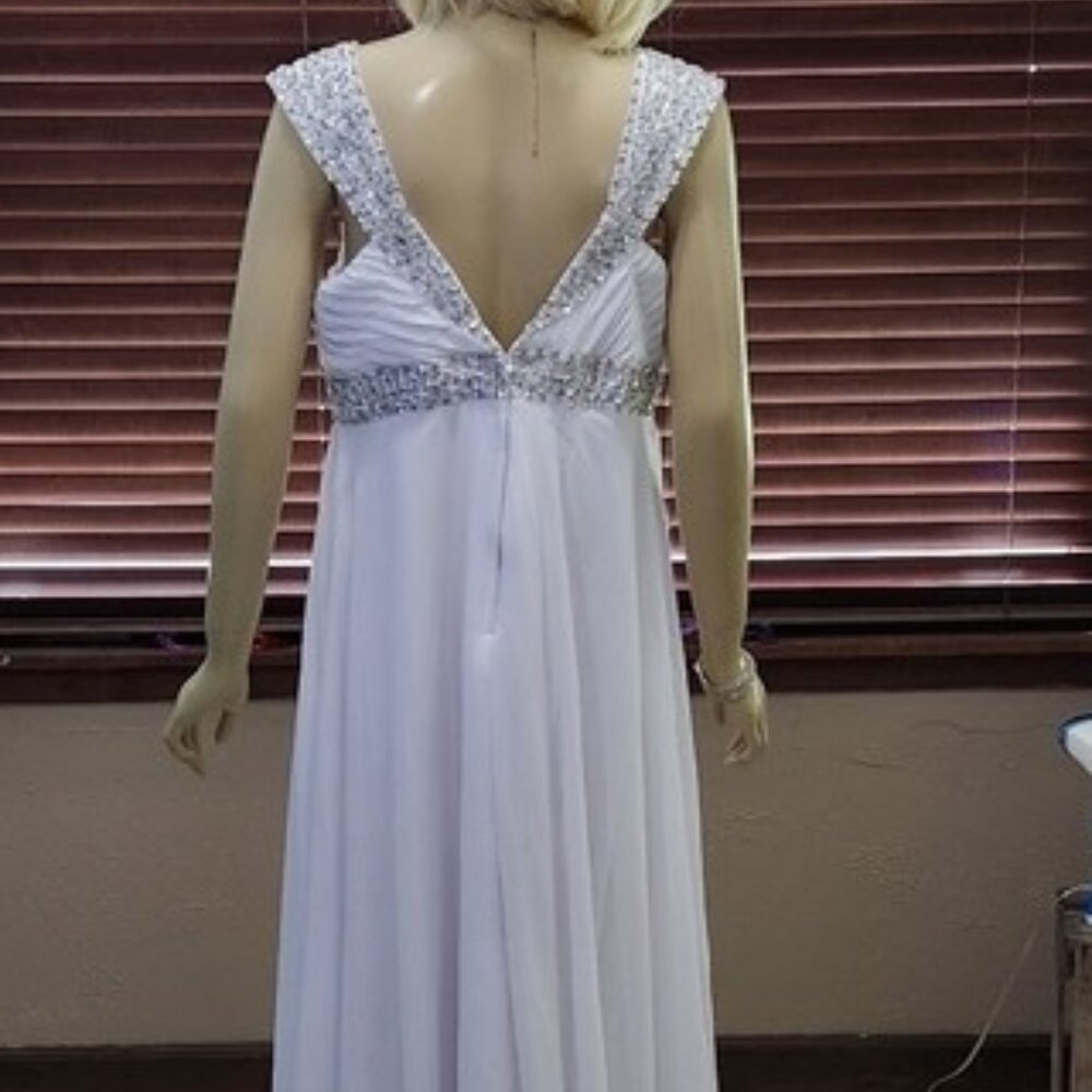Nwt Womens White Wedding Dress Size Large - Picture 8 of 8